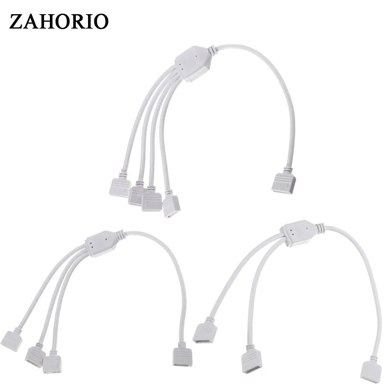 4 Pin RGB Led Connector Cable 1 TO 2 /1 TO 3 /1 TO 4 Female to Female 4pin RGB Splitter Cable For 3528/5050/3014 RGB Strip LIGHT
4 Pin RGB Led Connector Cable 1 TO 2 /1 TO 3 /1 TO 4 Female to Female 4pin RGB Splitter Cable For 3528/5050/3014 RGB Strip LIGHT