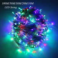 10M 20M 30M 50M 100M LED string Fairy light holiday Patio Christmas Wedding decoration AC220V Waterproof outdoor light garland image