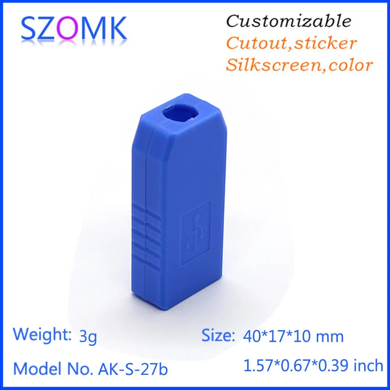 small usb plastic enclosure usb stick shell box junction box plastic housing pcb plastic box for electronics project USB small enclosure (21).jpg
