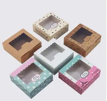 3 sizes 20pcs Kraft paper box for cake macaron kraft box with window paper cake cookies packaging box wedding cake cookies box
3 sizes 20pcs Kraft paper box for cake macaron kraft box with window paper cake cookies packaging box wedding cake cookies box