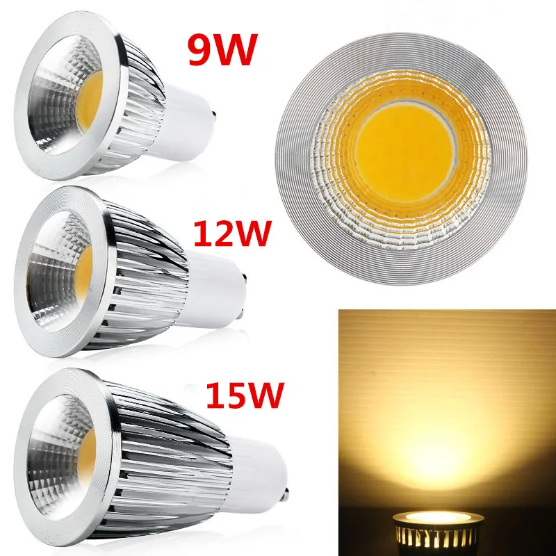 1 piece Dimmable 9W 12W 15W GU10 LED COB Spotlight led downlight Bulb droplight light led lamp led Light lighting
1 piece Dimmable 9W 12W 15W GU10 LED COB Spotlight led downlight Bulb droplight light led lamp led Light lighting