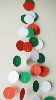 Christmas garland, Red White Green paper circles 10ft banners, Christmas New Year garland, Party Birthday Decorations
Christmas garland, Red White Green paper circles 10ft banners, Christmas New Year garland, Party Birthday Decorations