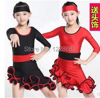Free Shipping New 2014 Black Red Unequal Long Sleeve Cocktail Ballroom Dance Costume Latin Dance Dress For Girls
Free Shipping New 2014 Black Red Unequal Long Sleeve Cocktail Ballroom Dance Costume Latin Dance Dress For Girls