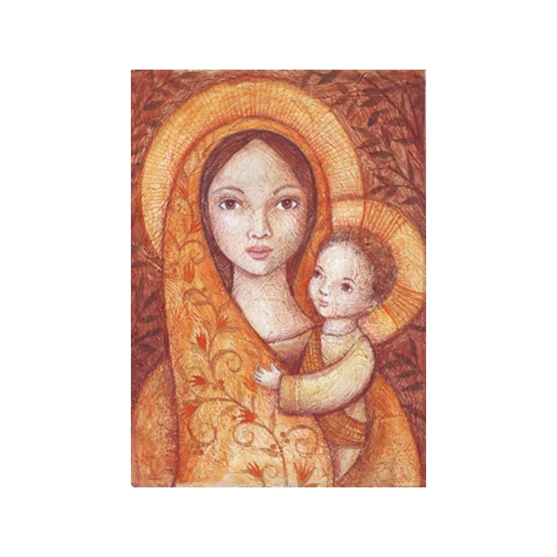 100% Hand Painted canvas painting virgin and child religion figure
100% Hand Painted canvas painting virgin and child religion figure