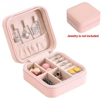 Jewelry Box Portable Storage Organizer Earring Holder Zipper Women Jewelry Display Travel Case
Jewelry Box Portable Storage Organizer Earring Holder Zipper Women Jewelry Display Travel Case