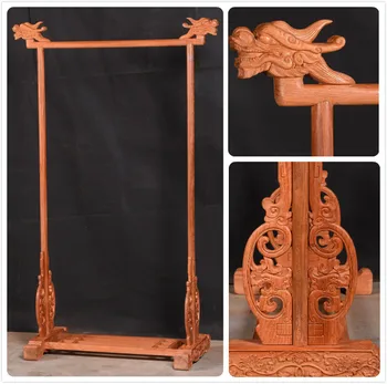 Home Living Room Coat Rack Rosewood Bedding Furniture Solid Wood Carving Dragon's Head Clothes Hanger Annatto Wooden Stand Tree
Home Living Room Coat Rack Rosewood Bedding Furniture Solid Wood Carving Dragon's Head Clothes Hanger Annatto Wooden Stand Tree