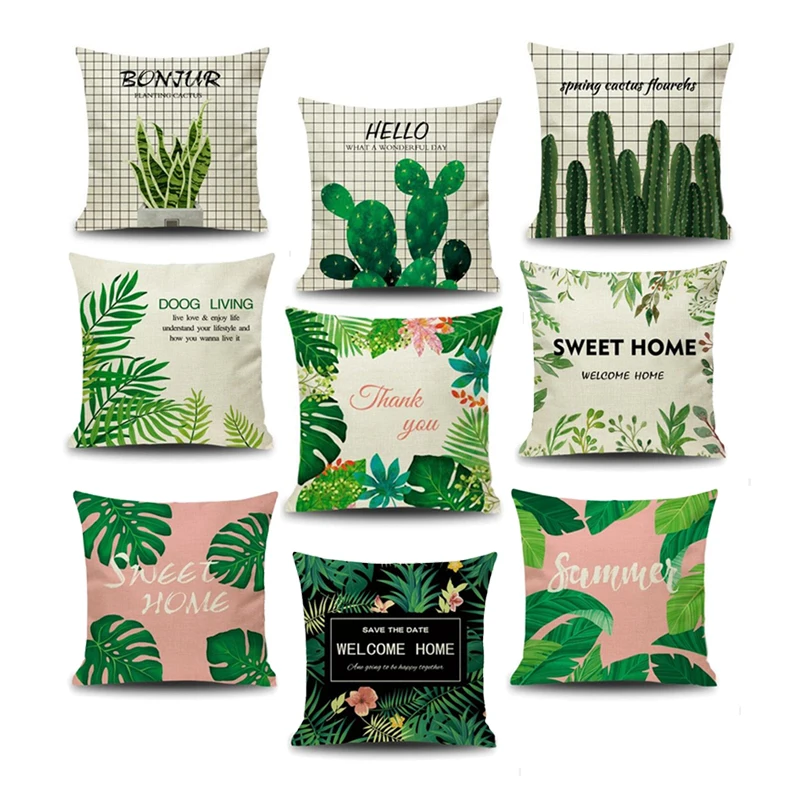 ALEYMAX Plant pattern Cotton Linen Cushion 45*45cm Patchwork Sofa/Seat Cushion Cover Bolster Cushion Decorative Throw Pillow
ALEYMAX Plant pattern Cotton Linen Cushion 45*45cm Patchwork Sofa/Seat Cushion Cover Bolster Cushion Decorative Throw Pillow