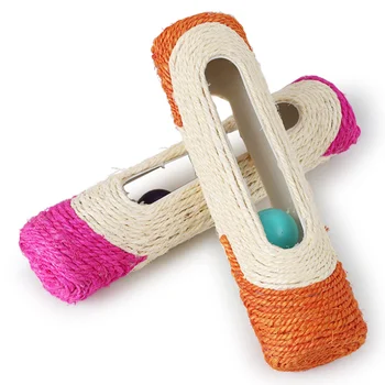 Cat Rolling Sisal Scratching Toy with Trapped Ball Funny Kitten Kitty Training Toys Cat Scratcher Pet Supplies
Cat Rolling Sisal Scratching Toy with Trapped Ball Funny Kitten Kitty Training Toys Cat Scratcher Pet Supplies
