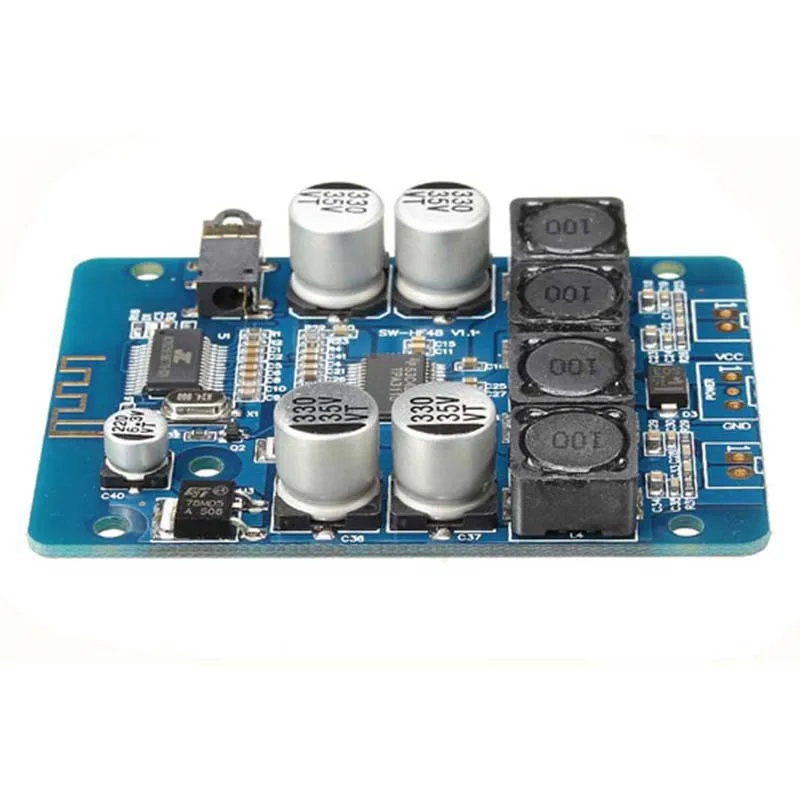 Tpa3118 2X30W 8-26V Dc Stereo Audio Bluetooth Digital Power Amplifier Board For Diy Toys Model Amplificador Amplifiers
Tpa3118 2X30W 8-26V Dc Stereo Audio Bluetooth Digital Power Amplifier Board For Diy Toys Model Amplificador Amplifiers