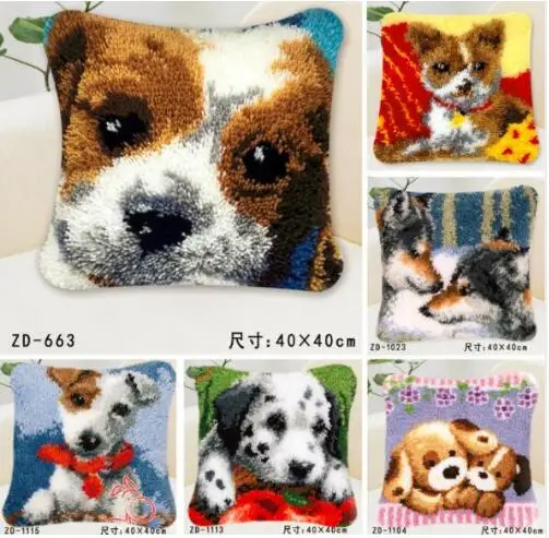Latch Hook animal DIY Needlework Unfinished Crocheting Cushion Mat Embroidery Carpet Rug Mr. Bear Home Decor latch hook dog
Latch Hook animal DIY Needlework Unfinished Crocheting Cushion Mat Embroidery Carpet Rug Mr. Bear Home Decor latch hook dog