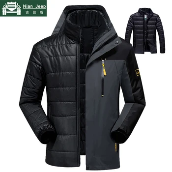 Winter Jacket Men 2 in 1 Waterproof Thick Warm Parkas Patchwork Windbreaker Hooded Downs Coats Outwear Thermal Jackets L-6XL
Winter Jacket Men 2 in 1 Waterproof Thick Warm Parkas Patchwork Windbreaker Hooded Downs Coats Outwear Thermal Jackets L-6XL
