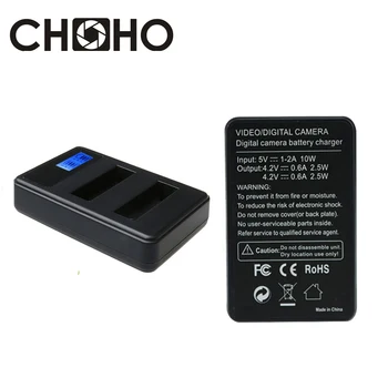 Battery Dual Charger AHDBT-401 AHDBT-301 + Micro USB Cable LCD Display Capacity for Gopro HERO 3 3+ 4 Accessories
Battery Dual Charger AHDBT-401 AHDBT-301 + Micro USB Cable LCD Display Capacity for Gopro HERO 3 3+ 4 Accessories