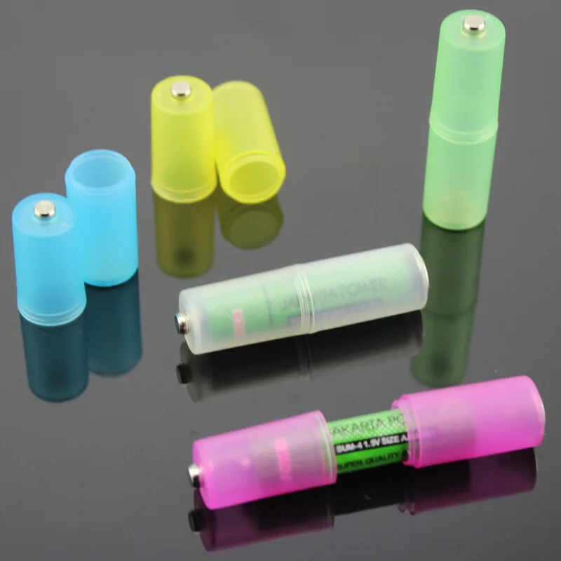 12pcs/lot 2016 New Convenient Concise For AAA to AA Size Cell Battery Adaptor Adapter Case Converter Switcher
12pcs/lot 2016 New Convenient Concise For AAA to AA Size Cell Battery Adaptor Adapter Case Converter Switcher