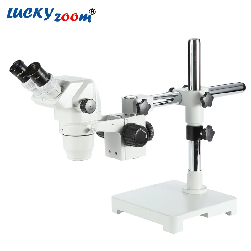 LUCKY ZOOM BRAND 6.7X-45X Professional Industrial Microscope Single Boom Stand Stereo Binocular Microscopio Free Shipping
LUCKY ZOOM BRAND 6.7X-45X Professional Industrial Microscope Single Boom Stand Stereo Binocular Microscopio Free Shipping