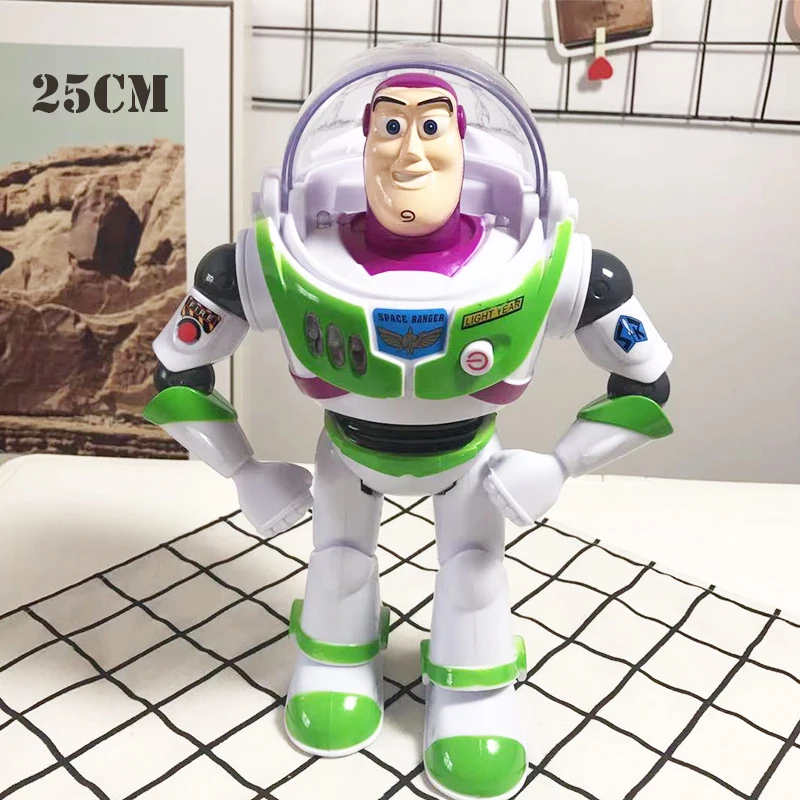 2019 NEW Robot Toy StoryS 4 Talking Buzz Lightyear Toys Lights Voices with sound Joint Movable Action Figures Children Gift
2019 NEW Robot Toy StoryS 4 Talking Buzz Lightyear Toys Lights Voices with sound Joint Movable Action Figures Children Gift