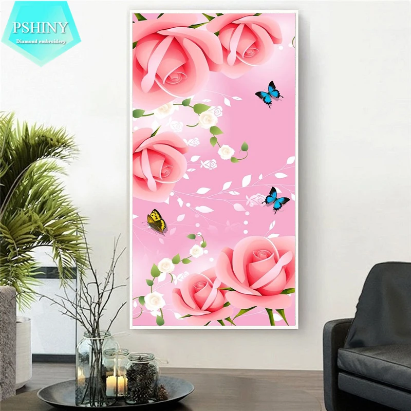 PSHINY 5D DIY diamond embroidery sale pink rose Flower Decorative Full Square diamond paintings rhinestone diamond new shelves
PSHINY 5D DIY diamond embroidery sale pink rose Flower Decorative Full Square diamond paintings rhinestone diamond new shelves
