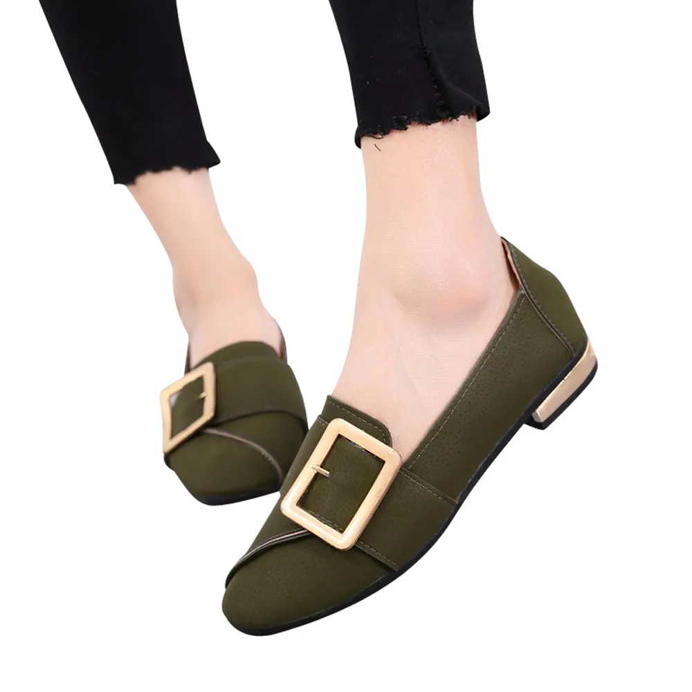 Casual Women Spring/autumn Shallow Square Buckle Slip On Low Heel Comfortable Shoes Square Toe Office Lady Work Single Shoes 10
Casual Women Spring/autumn Shallow Square Buckle Slip On Low Heel Comfortable Shoes Square Toe Office Lady Work Single Shoes 10