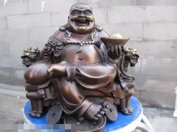 Free shipping S03442 10 Chinese Buddhism Copper Bronze Money Yuanbao Maitreya arhat Buddha Statue
Free shipping S03442 10 Chinese Buddhism Copper Bronze Money Yuanbao Maitreya arhat Buddha Statue