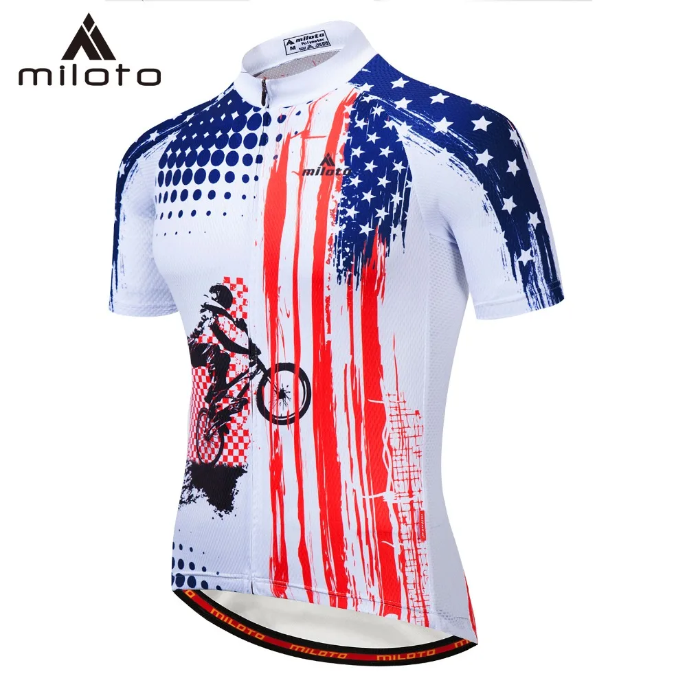 MILOTO Men Short Sleeve Cycling Jersey Roupa Ciclismo Breathable Summer MTB Riding Bicycle Cycling Clothing Bike Shirt Jerseys
MILOTO Men Short Sleeve Cycling Jersey Roupa Ciclismo Breathable Summer MTB Riding Bicycle Cycling Clothing Bike Shirt Jerseys