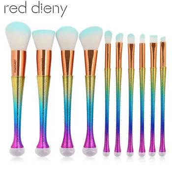 10pcs 3D Colorful Handle Makeup Brushes Set Nylon Hair Powder Foundation Blush Contour Eyeshadow Eeyliner Cosmetic Brushes Tool
10pcs 3D Colorful Handle Makeup Brushes Set Nylon Hair Powder Foundation Blush Contour Eyeshadow Eeyliner Cosmetic Brushes Tool