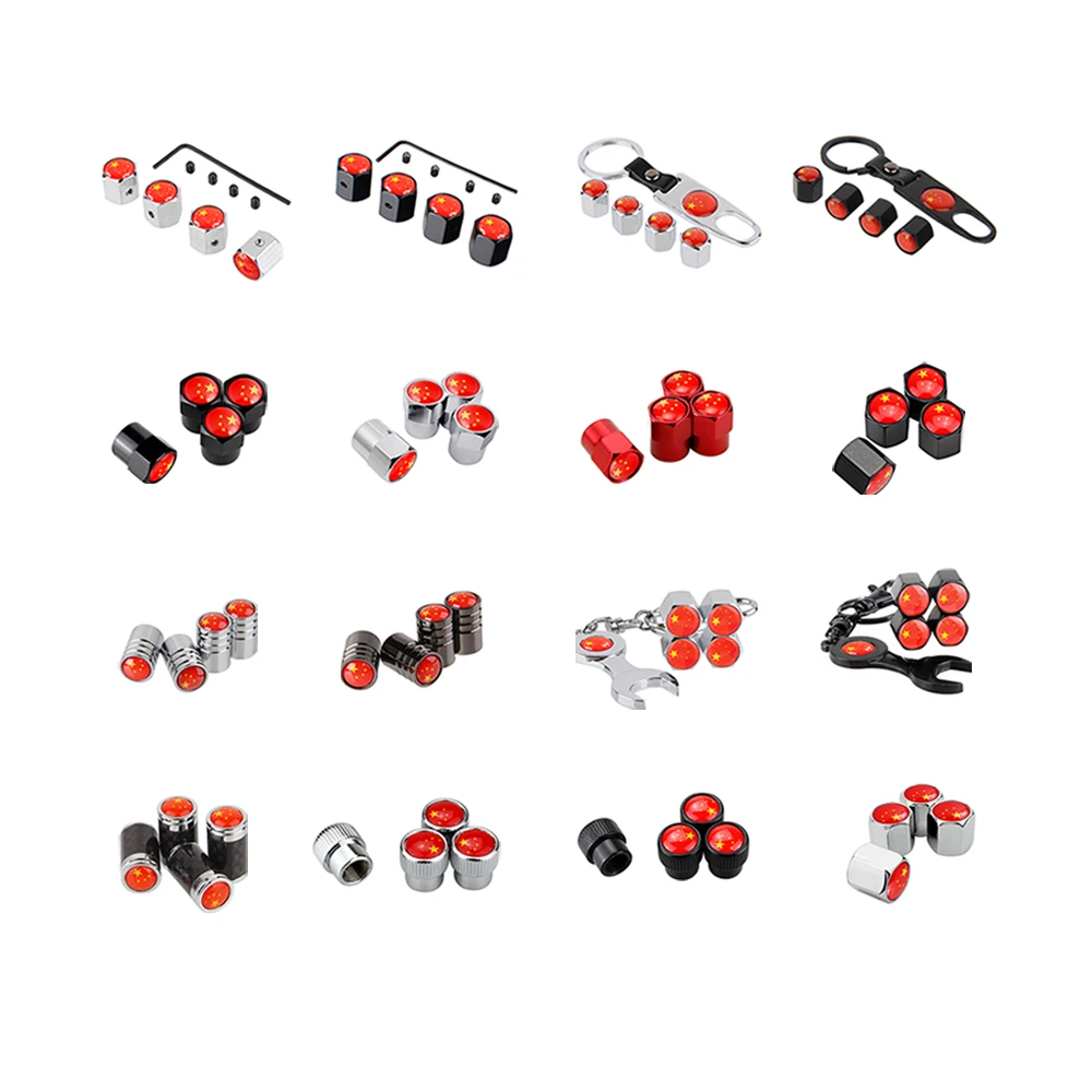 China Flag Logo Car Anti-Theft Wheel Tire Valve Stem Caps For Chevrolet Honda Volkswagen Nissan Toyota Ford Hyundai Suzuki kia
China Flag Logo Car Anti-Theft Wheel Tire Valve Stem Caps For Chevrolet Honda Volkswagen Nissan Toyota Ford Hyundai Suzuki kia