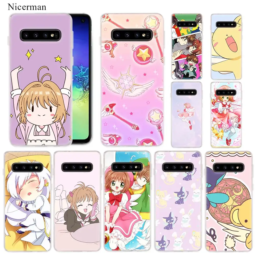 Silicone Cover TPU Case For Samsung Galaxy S10 S10e S9 S8 Plus S7 Edge Note 9 8 Coque Soft Capa Anime Cardcaptor Sakura Art Clea
Silicone Cover TPU Case For Samsung Galaxy S10 S10e S9 S8 Plus S7 Edge Note 9 8 Coque Soft Capa Anime Cardcaptor Sakura Art Clea