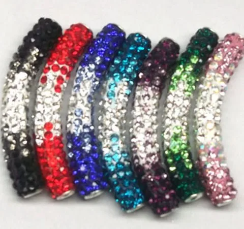 free shipping hotsale black mixed multi color micro pave long bending tube crystal gradual crystal beads
free shipping hotsale black mixed multi color micro pave long bending tube crystal gradual crystal beads
