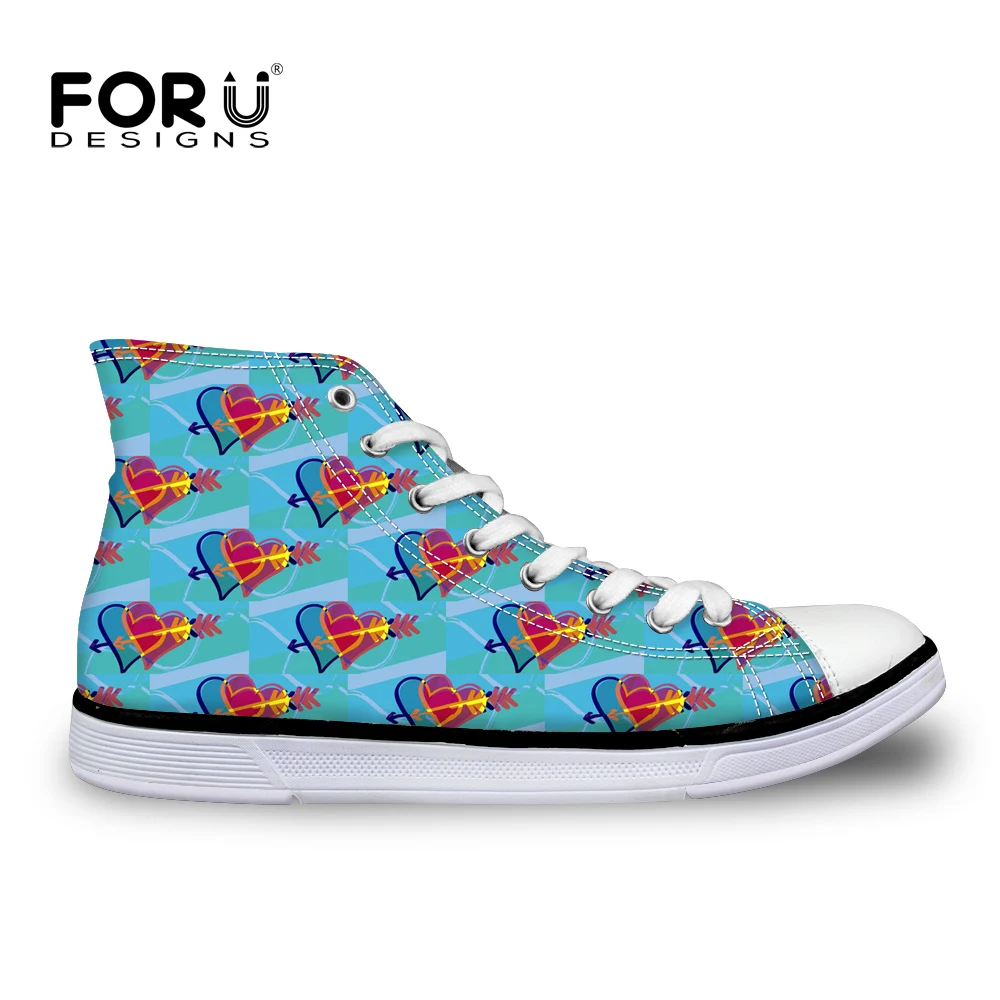 FORUDESIGNS High Top Women Canvas Shoes 3D Heart Breaker Printed Women's Sneakers Flats Vulcanize Shoes for Ladies Casual Shoes
FORUDESIGNS High Top Women Canvas Shoes 3D Heart Breaker Printed Women's Sneakers Flats Vulcanize Shoes for Ladies Casual Shoes