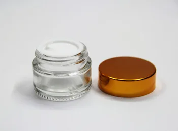 20pcs 20g Diy Empty Amber Glass Jar Makeup Case Glass Jar with Gold Plastic Cap Lid Inner Liner Cosmetic Cream Facial Box Bottle
20pcs 20g Diy Empty Amber Glass Jar Makeup Case Glass Jar with Gold Plastic Cap Lid Inner Liner Cosmetic Cream Facial Box Bottle