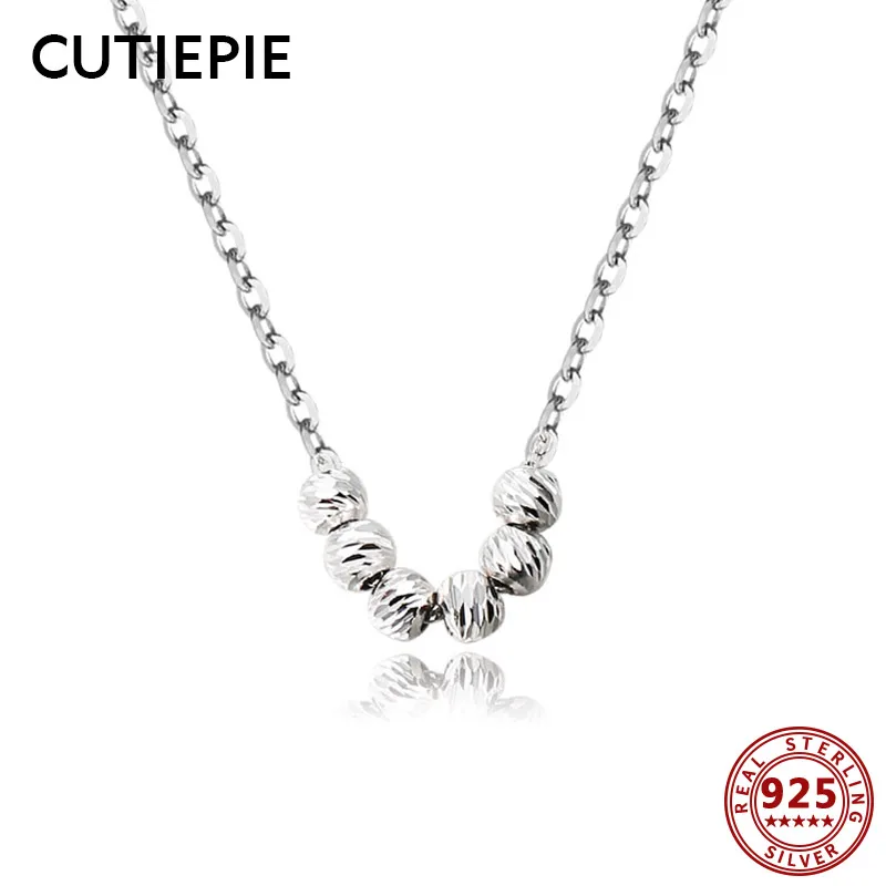 CUTIEPIE Genuine 925 Sterling Silver Exquisite Letter Ball Necklace for Women Link Chain Pendant Necklaces Fine Jewelry Gifts
CUTIEPIE Genuine 925 Sterling Silver Exquisite Letter Ball Necklace for Women Link Chain Pendant Necklaces Fine Jewelry Gifts