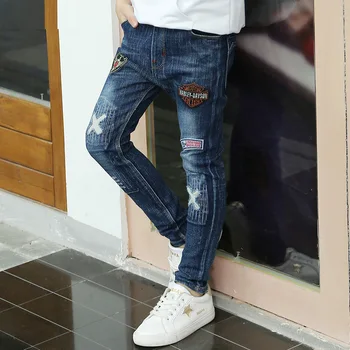 Autumn Spring Baby kids Boys Jeans Pants Kids Clothes Cotton Casual Children Trousers Teenager Denim Boys Clothes 4-12Year 
Autumn Spring Baby kids Boys Jeans Pants Kids Clothes Cotton Casual Children Trousers Teenager Denim Boys Clothes 4-12Year