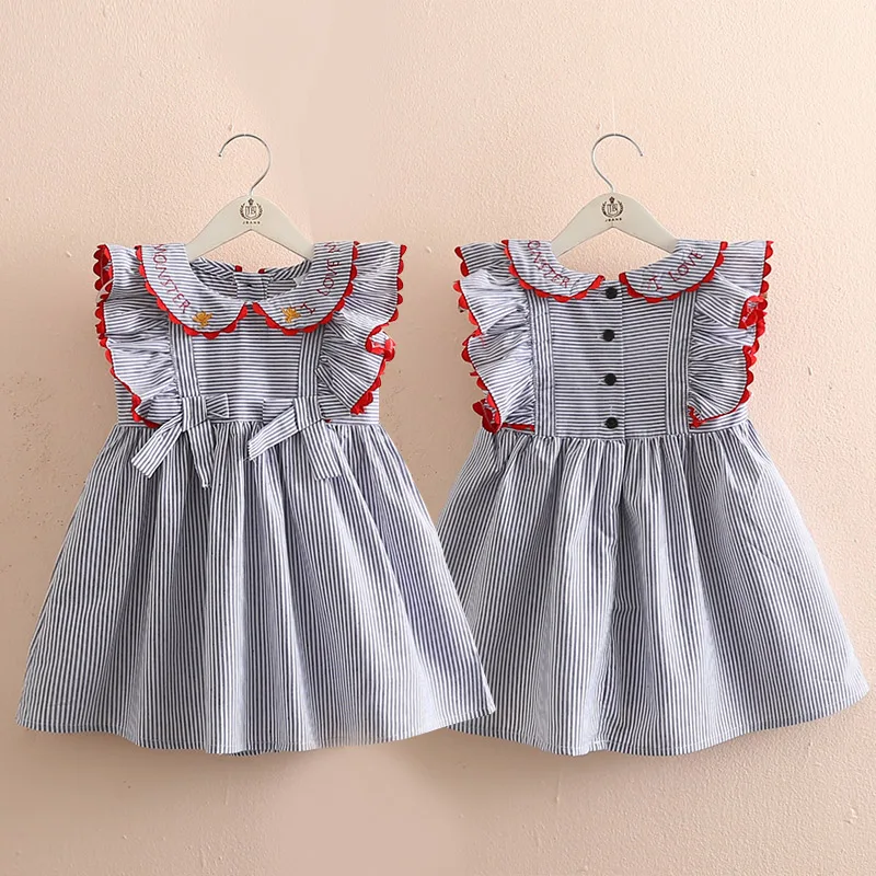 Baby lapel vest 2019 summer new girl children's clothing children's small flying sleeve embroidery dress qz-5292
Baby lapel vest 2019 summer new girl children's clothing children's small flying sleeve embroidery dress qz-5292