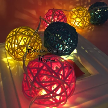 Pink Yellow Blue Rattan Ball String Light Warm White Led Light Fairy Light Holiday Light for Wedding Christmas Party Decoration
Pink Yellow Blue Rattan Ball String Light Warm White Led Light Fairy Light Holiday Light for Wedding Christmas Party Decoration