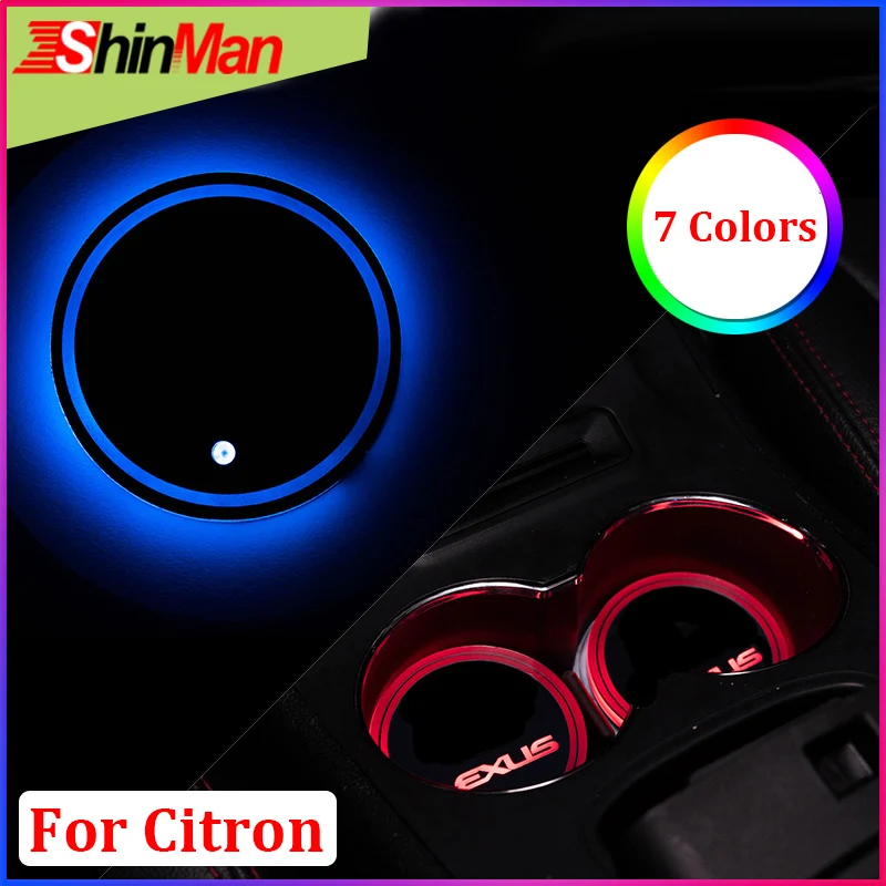 ShinMan 7 Color all in one USB Cup lights Car LED Coaster Cup Coaster For Citroen C2 C3 C4 C5 grand picasso
ShinMan 7 Color all in one USB Cup lights Car LED Coaster Cup Coaster For Citroen C2 C3 C4 C5 grand picasso