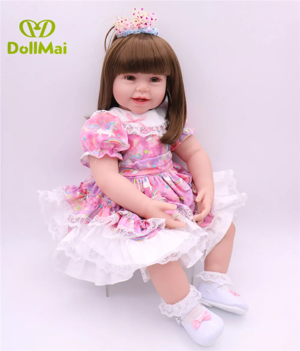 60cm Reborn baby toddler dolls vinyl silicone reborn babies doll real alive girl princess doll toys for kids gift Bebes reborn
60cm Reborn baby toddler dolls vinyl silicone reborn babies doll real alive girl princess doll toys for kids gift Bebes reborn