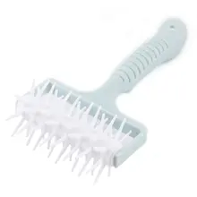 Cortador de Biscoitos de Pizza Massa Rolo Embossing Malha de Plástico Rodas De Corte Ferramentas de Cozimento Pastelaria Torta Agulha Furador(China)