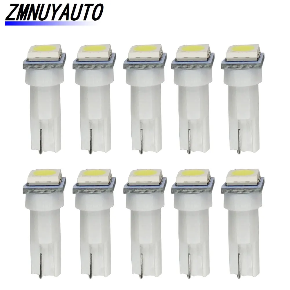 10pcs 12V Car Interior Lamp T5 Led 5050 SMD Auto Wedge Dashboard Instrument Indicator Light Bulb White Red Yellow Green Blue
10pcs 12V Car Interior Lamp T5 Led 5050 SMD Auto Wedge Dashboard Instrument Indicator Light Bulb White Red Yellow Green Blue