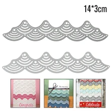 Craft metal cutting dies cut die mold Wavy lace Scrapbook paper craft knife mould blade punch stencils dies
Craft metal cutting dies cut die mold Wavy lace Scrapbook paper craft knife mould blade punch stencils dies