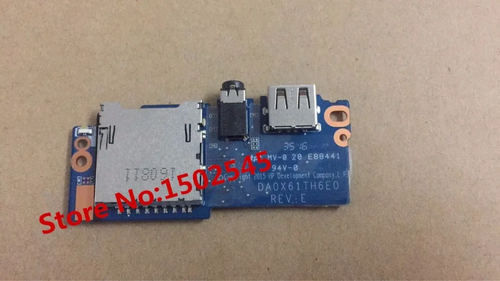 Free Shipping Genuine Original Laptop USB Interface Board For HP 430 G3 USB Board Sound Card Board Reader DA0X61TH6E0
Free Shipping Genuine Original Laptop USB Interface Board For HP 430 G3 USB Board Sound Card Board Reader DA0X61TH6E0