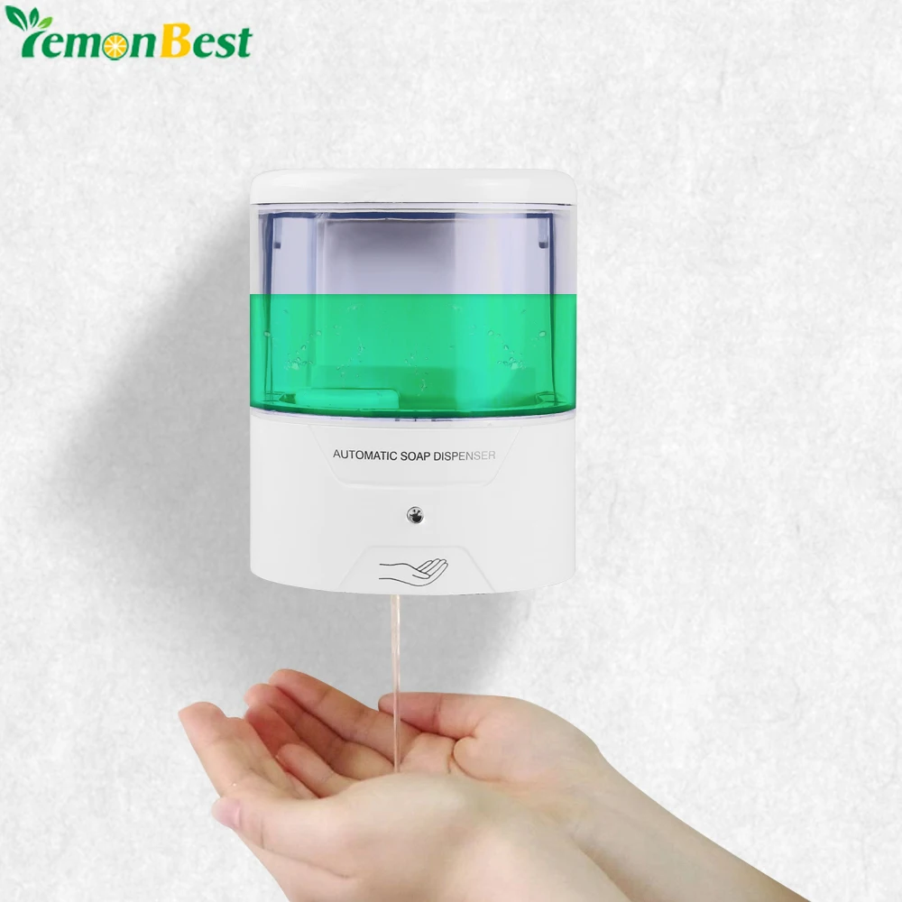 Soap Dispenser Battery Powered 600ml Wall-Mount Automatic IR Sensor Touch-free Kitchen Soap Lotion Pump for Kitchen Bathroom
Soap Dispenser Battery Powered 600ml Wall-Mount Automatic IR Sensor Touch-free Kitchen Soap Lotion Pump for Kitchen Bathroom
