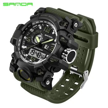 Sanda 742 Military Men'S Watches Top Luxury Waterproof Sport Watch Men S Shock Quartz Watches Clock Relogio Masculino 2018
Sanda 742 Military Men'S Watches Top Luxury Waterproof Sport Watch Men S Shock Quartz Watches Clock Relogio Masculino 2018