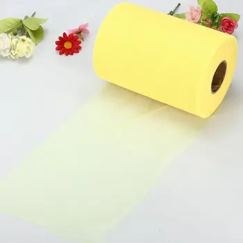 Soft 6"x100yd Tulle Roll Spool Wedding Craft Bridal Party Decor 6"x300' Yellow
Soft 6"x100yd Tulle Roll Spool Wedding Craft Bridal Party Decor 6"x300' Yellow
