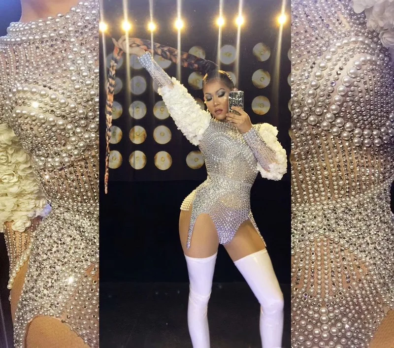 Free Shipping Silver Rhinestones Beyonce bodysuit long Sleeves Stretch Sexy Bodysuit Party Celebrate Nightlcub outfit
Free Shipping Silver Rhinestones Beyonce bodysuit long Sleeves Stretch Sexy Bodysuit Party Celebrate Nightlcub outfit