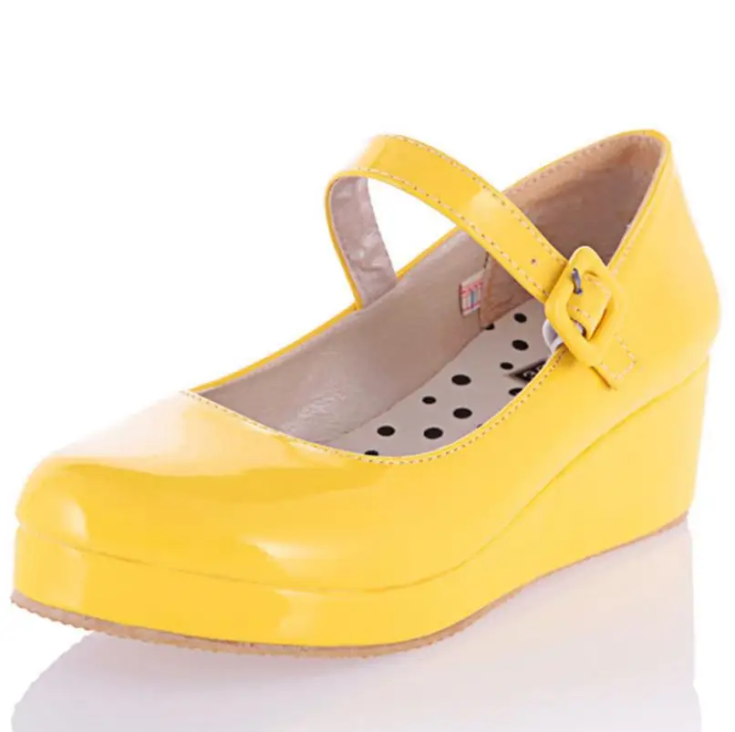 Cute thick sole shoes buckle foam bottom large size Mary Jane shoes buckle shallow mouth smooth women's shoes
Cute thick sole shoes buckle foam bottom large size Mary Jane shoes buckle shallow mouth smooth women's shoes