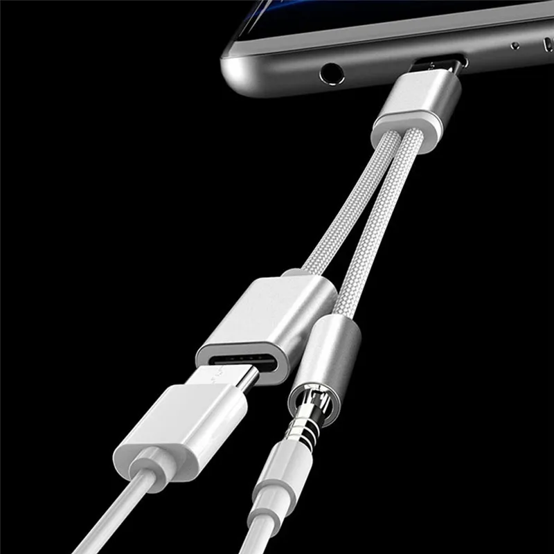 Type-C to 3.5mm headphone jack adapter earphone jack adapter Charging Cable For Huawei P20/Mate 10/Pro Aux Audio Converter
Type-C to 3.5mm headphone jack adapter earphone jack adapter Charging Cable For Huawei P20/Mate 10/Pro Aux Audio Converter