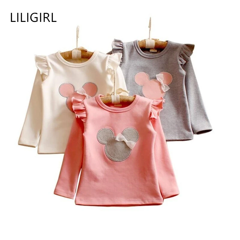 LILIGIRL Infant Girls Cute T-Shirt 2019 New Baby Girls Spring Long Ruffle Sleeved Cartoon Shirt Kids Mickey Tee Tops Clothes
LILIGIRL Infant Girls Cute T-Shirt 2019 New Baby Girls Spring Long Ruffle Sleeved Cartoon Shirt Kids Mickey Tee Tops Clothes