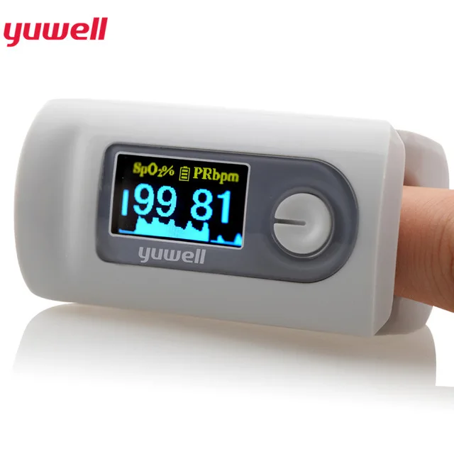 

Yuwell Finger Pulse Oximeter Pulsioximetro SpO2 PR LED Fingertip Medical Oximetro De Dedo Pulso Heart Rate Medical Monitor YX301