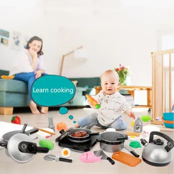 17Pcs/Set Toddler Girls Baby Kids Play House Toys Kitchen Utensils Cooking Pots Pans Food Dishes Cookware Tools Toy
17Pcs/Set Toddler Girls Baby Kids Play House Toys Kitchen Utensils Cooking Pots Pans Food Dishes Cookware Tools Toy