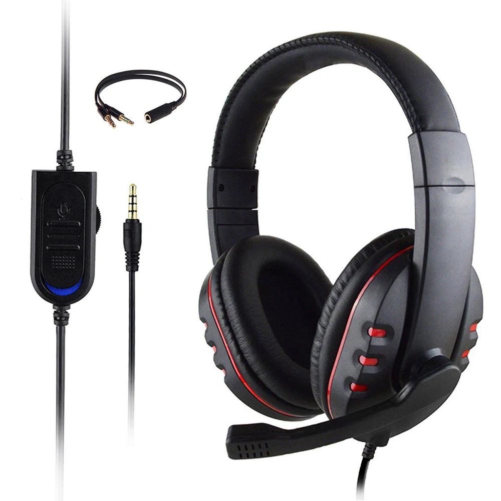 New 3D Stereo Bass Surround Gaming Headset Headphone with Mic 3.5mm Plug for PC PS4 Laptop Xbox one
New 3D Stereo Bass Surround Gaming Headset Headphone with Mic 3.5mm Plug for PC PS4 Laptop Xbox one