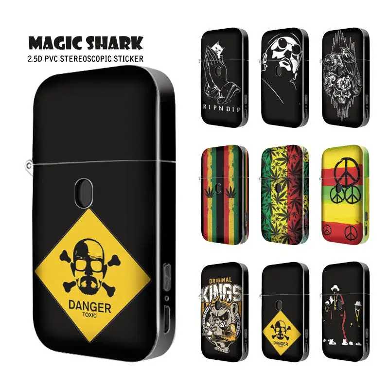 

Magic Shark 2.5D Danger Breaking Bad Maple Leaf Leon Case Sticker Wrap Film Skin for AURORA PLAY 263-272